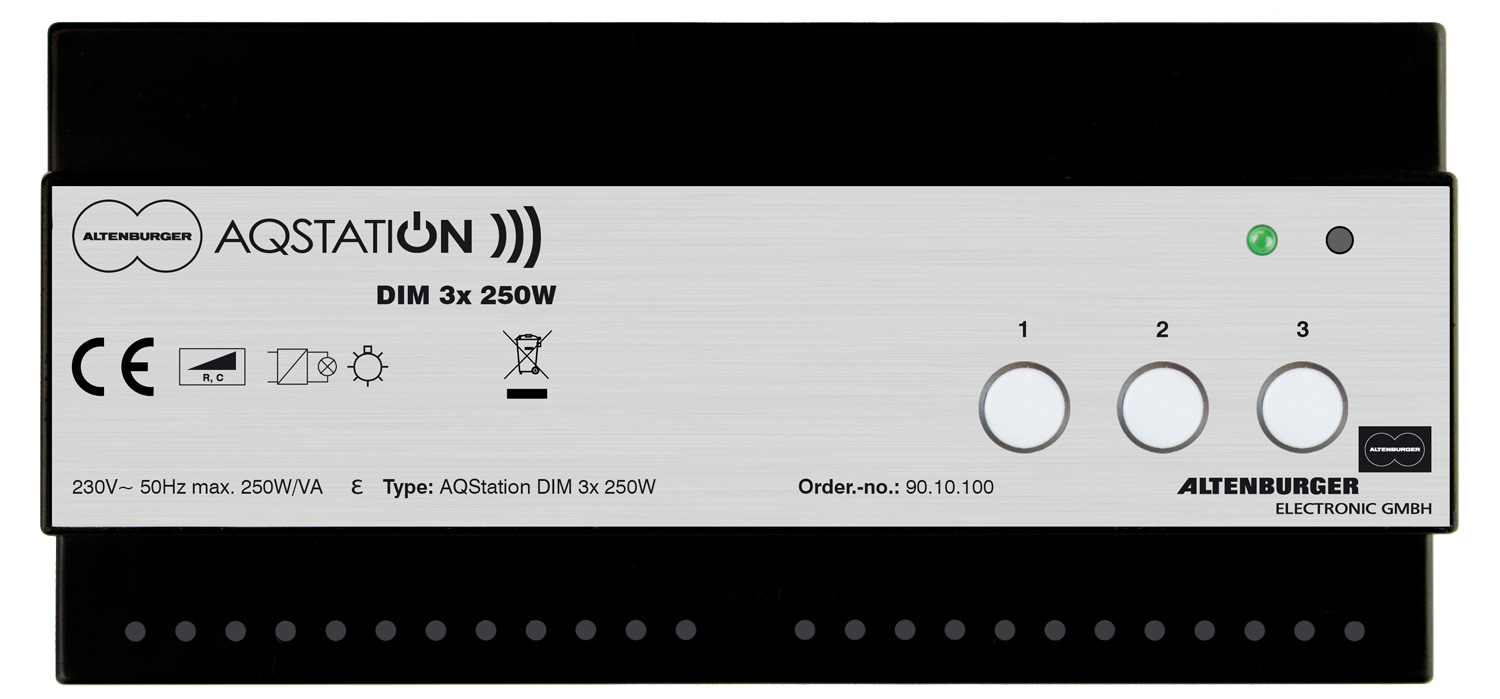 AQStation DIM 3x 250W - LAN/WLAN Dimmer - Phasenabschnitt